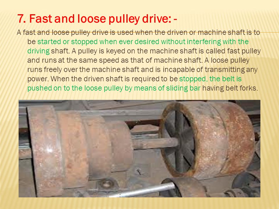 Belts and Ropes Definition The belts and ropes are used to transmit power from one shaft to another by means of pulleys which rotates at the same speed. ppt video
